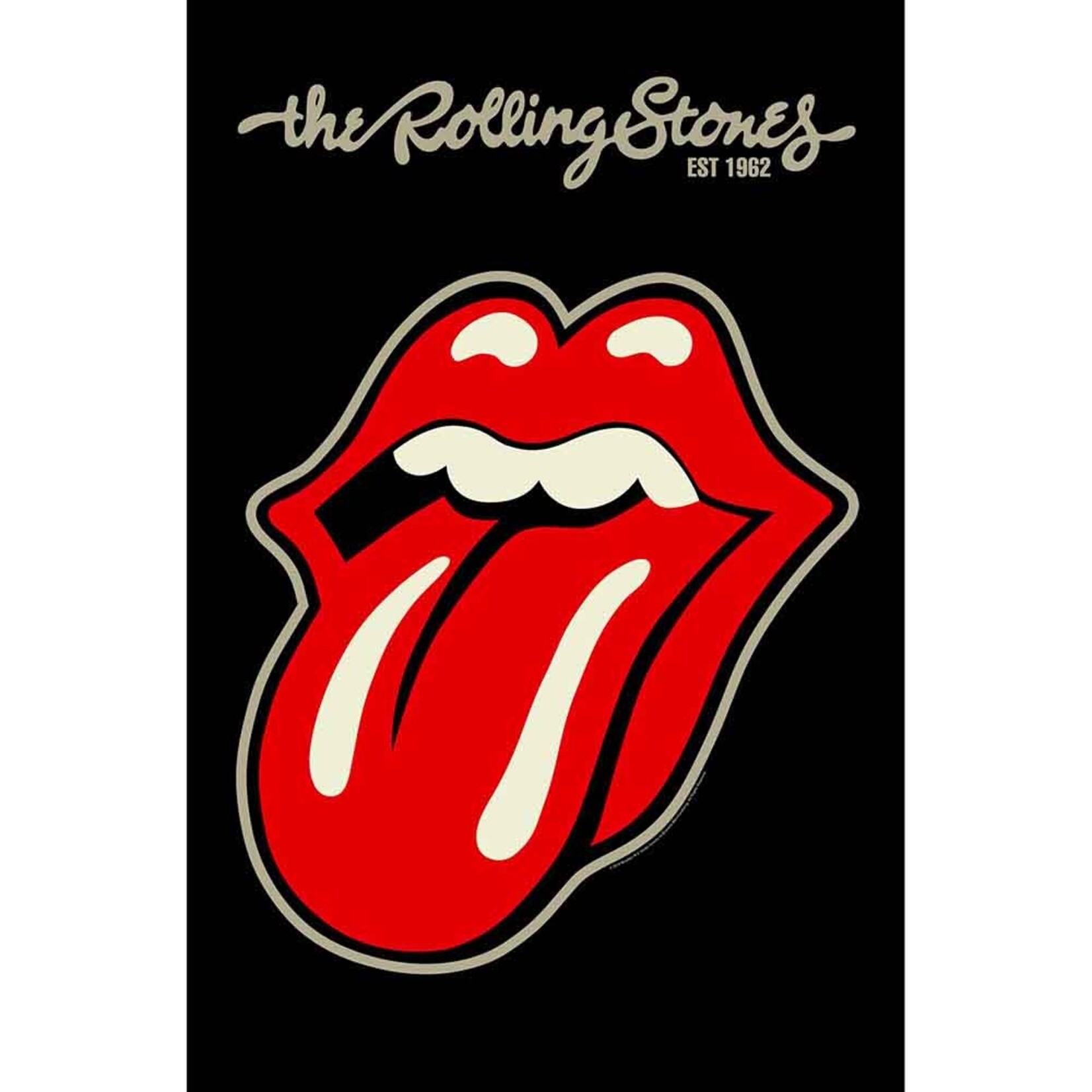 Textile Poster - Rolling Stones: Tongue