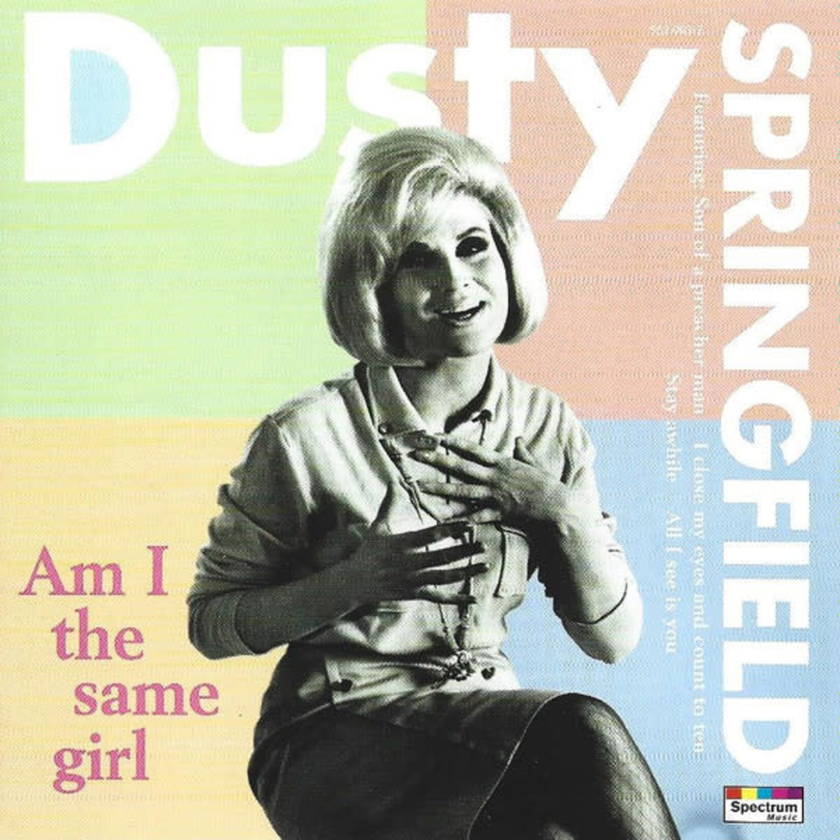 Dusty Springfield - Am I The Same Girl [USED CD]