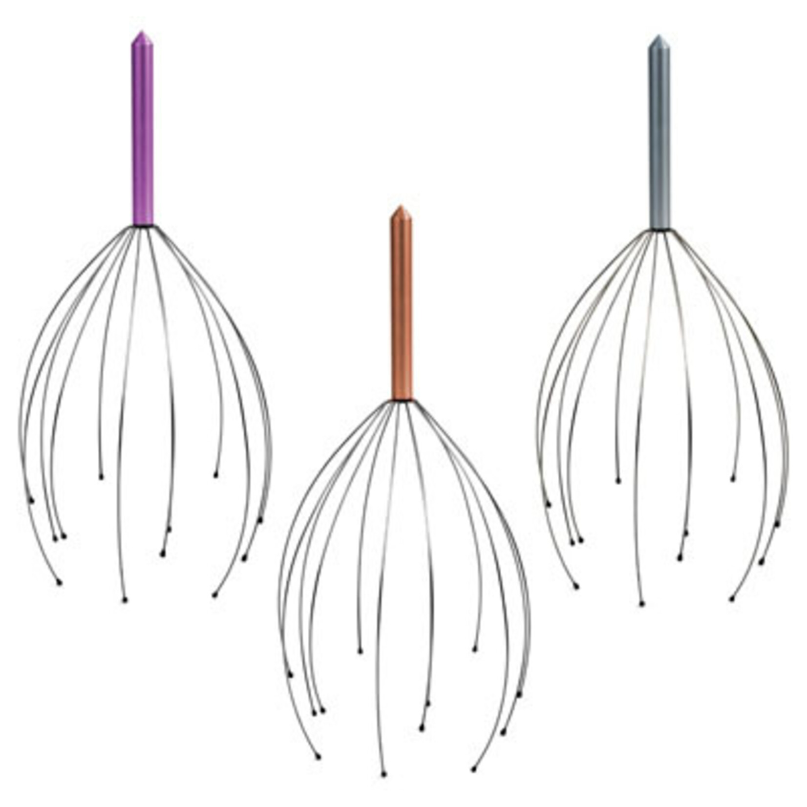 Metallic Head Massager