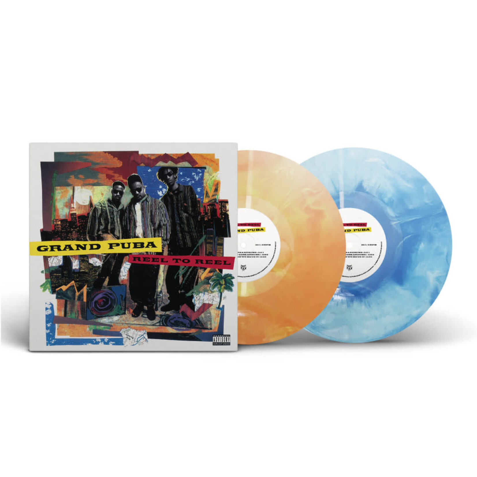 Grand Puba - Reel To Reel (Yellow/Blue/White Vinyl) [2LP]