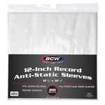 12" Anti-Static Inner Record Sleeves - 100 Pack