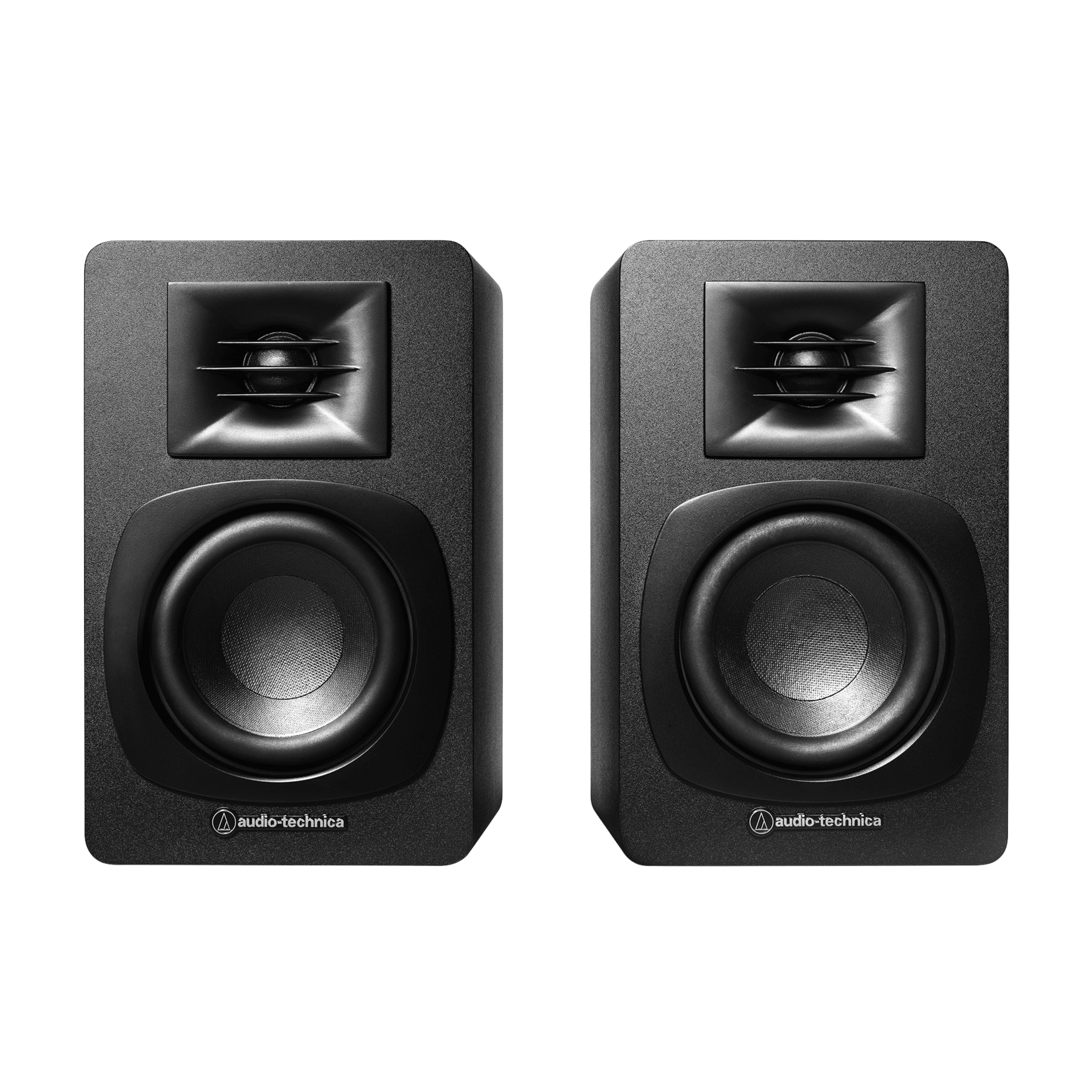 Powered Bookshelf Speakers - Black