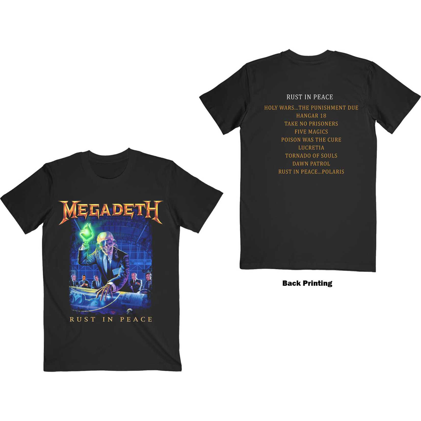 Megadeth - Rust In Peace Track List