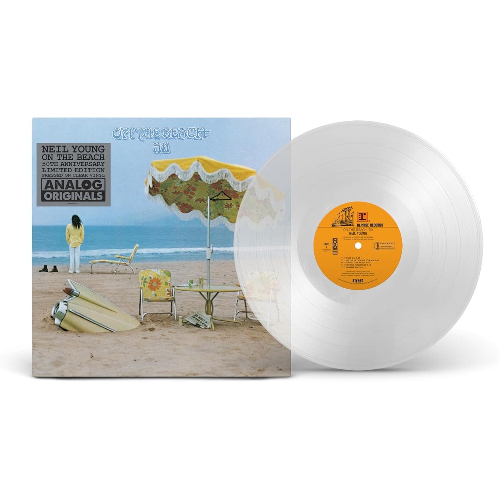 Neil Young - On The Beach (50th Ann) (Clear Vinyl) [LP]