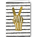 Greeting Card - Peace Out