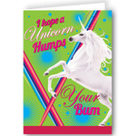 Greeting Card - I Hope A Unicorn Humps Your Bum