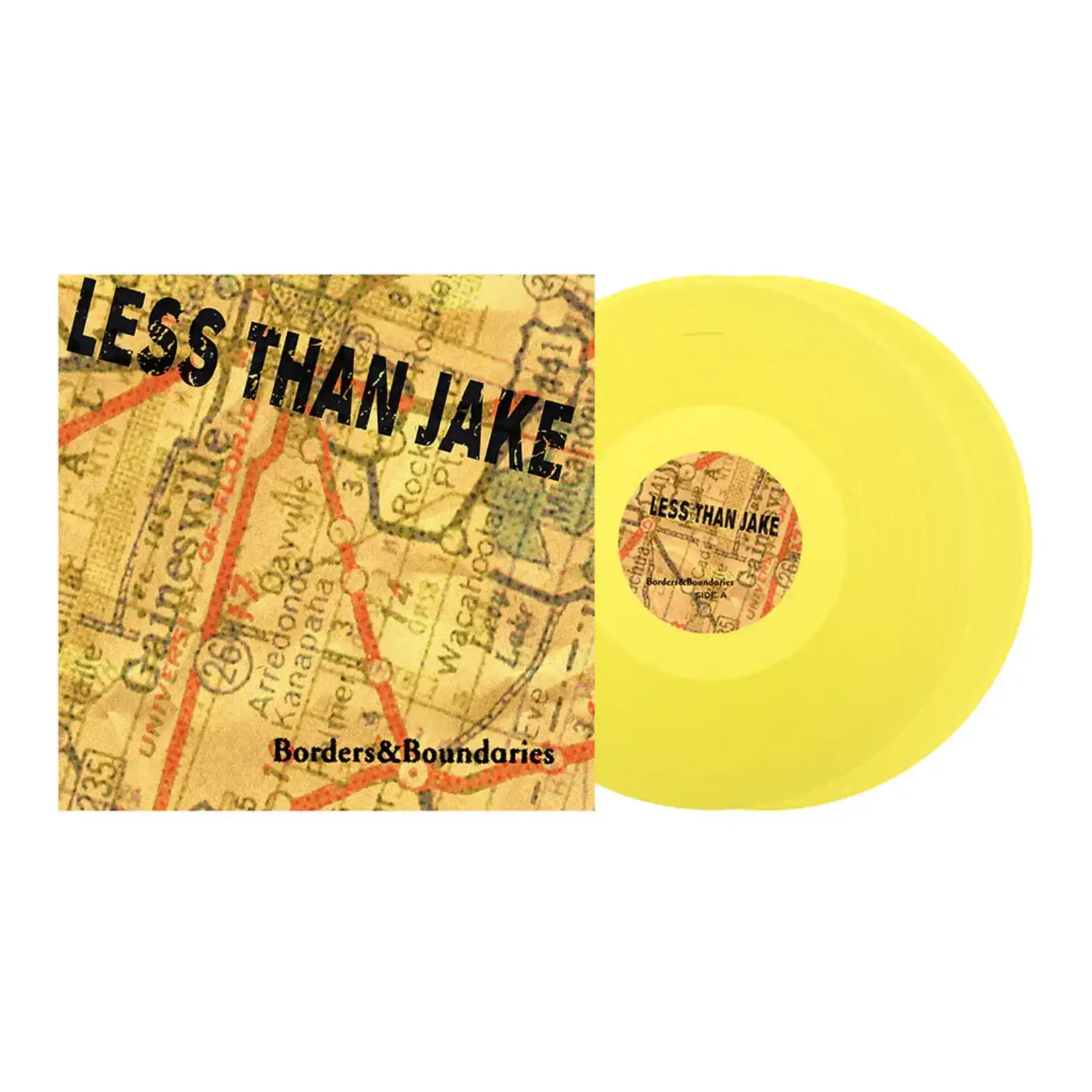 Less Than Jake - Borders & Boundaries (25th Ann) (Yellow Vinyl) [2LP]