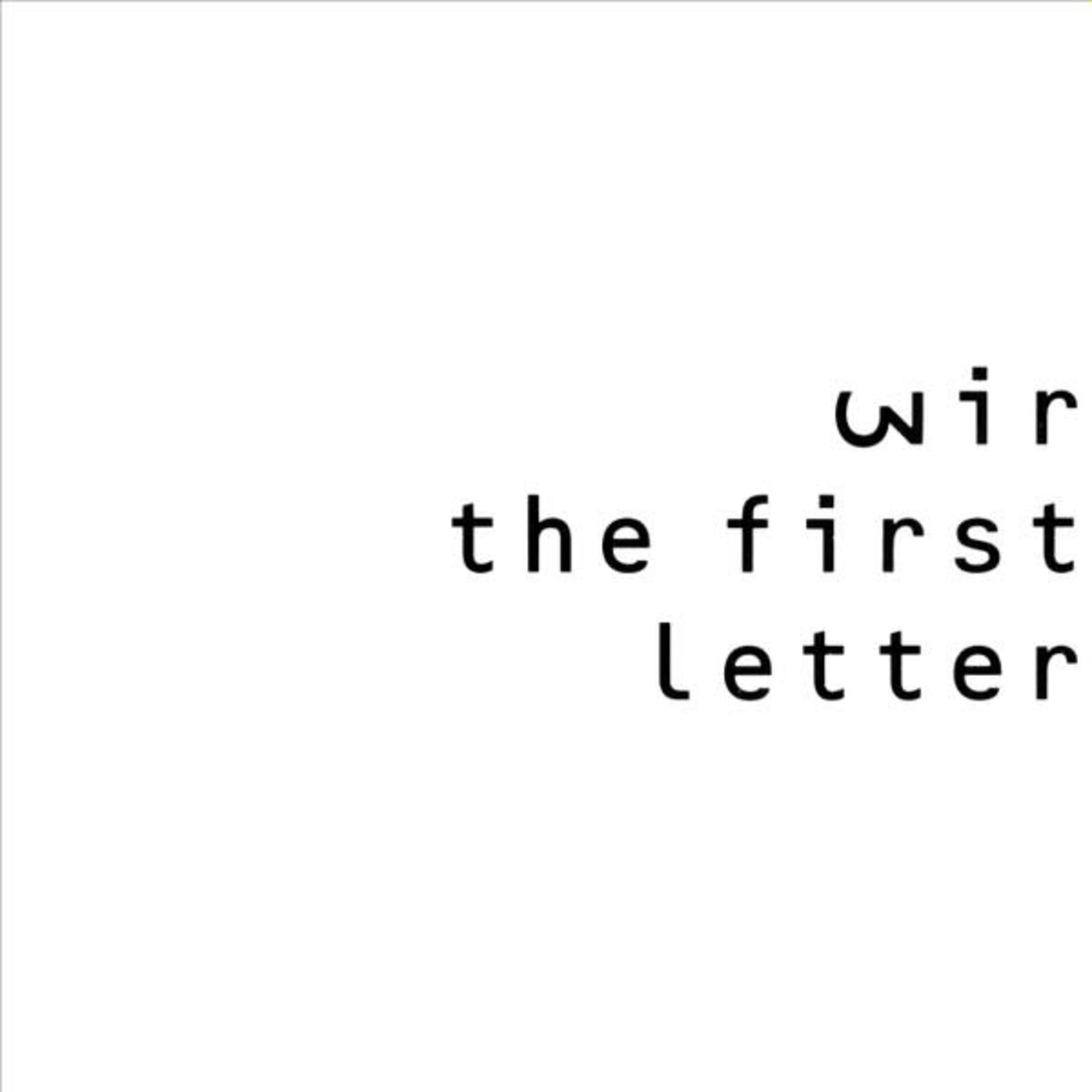 Wire - The First Letter [USED CD]