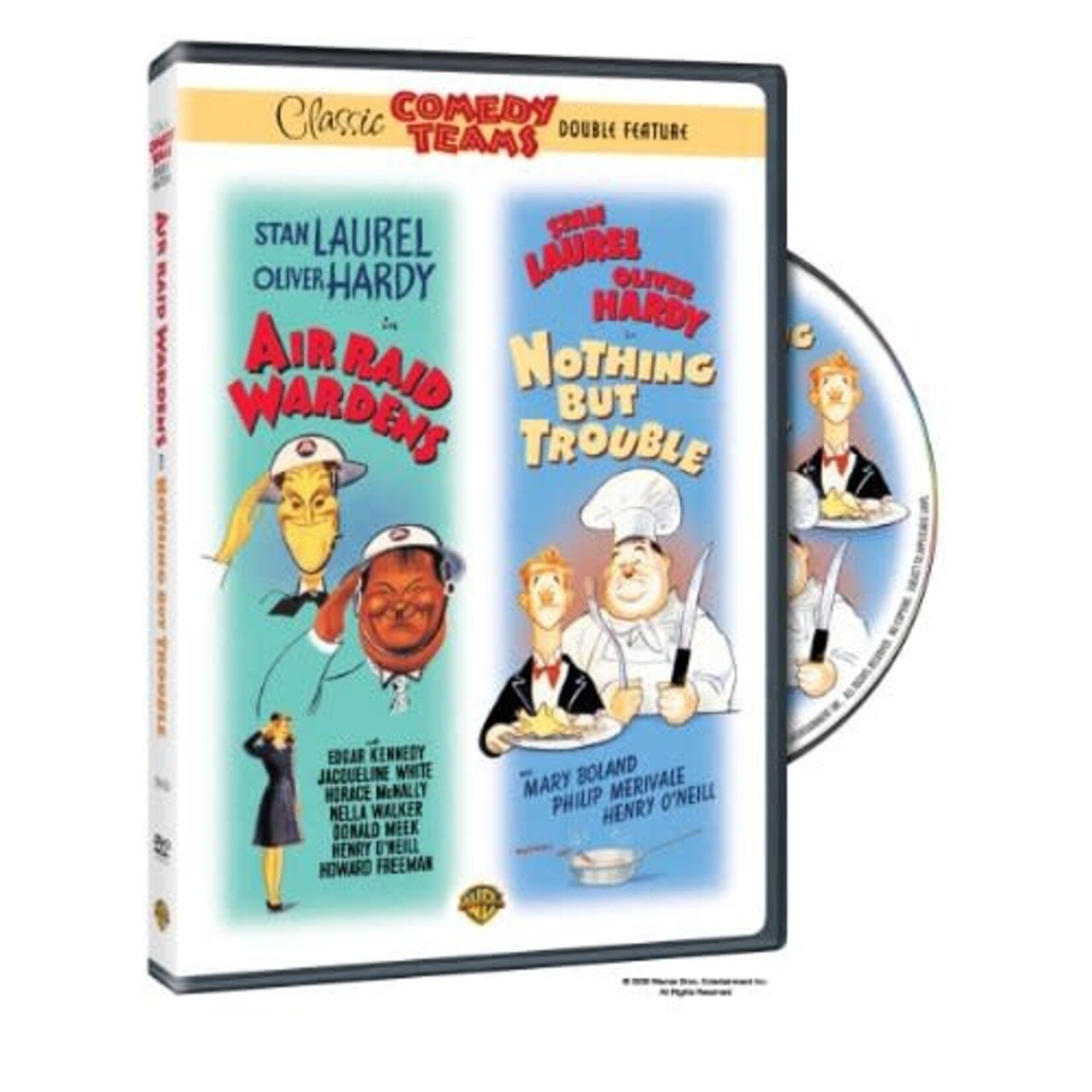 Air Raid Wardens/Nothing But Trouble - Classic Comedy Teams Double Feature [USED DVD]