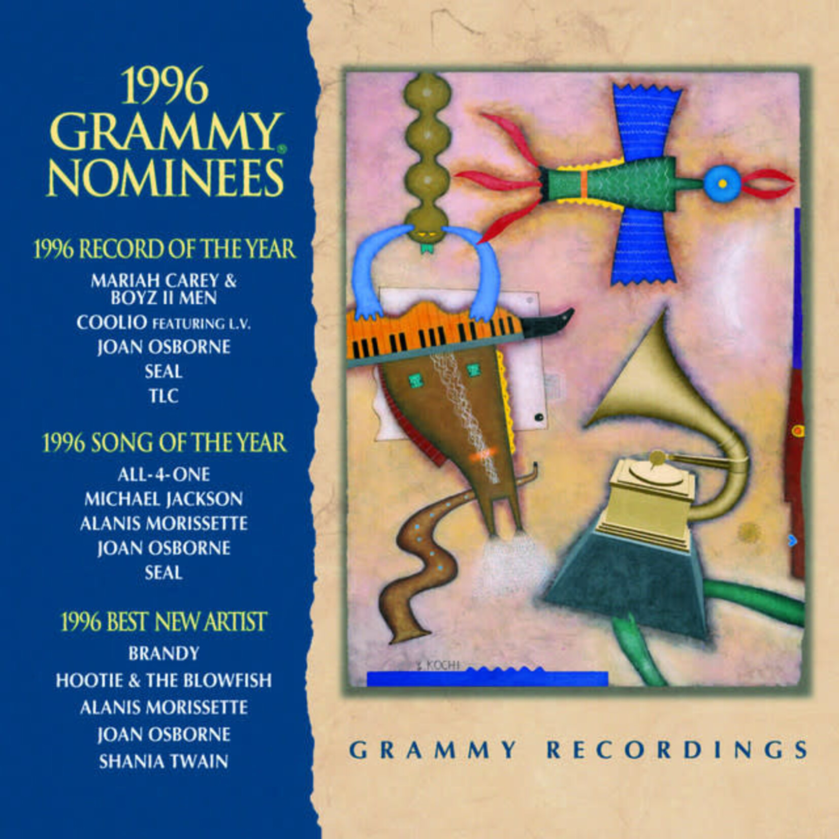 Various Artists - Grammy Nominees 1996 [USED CD]