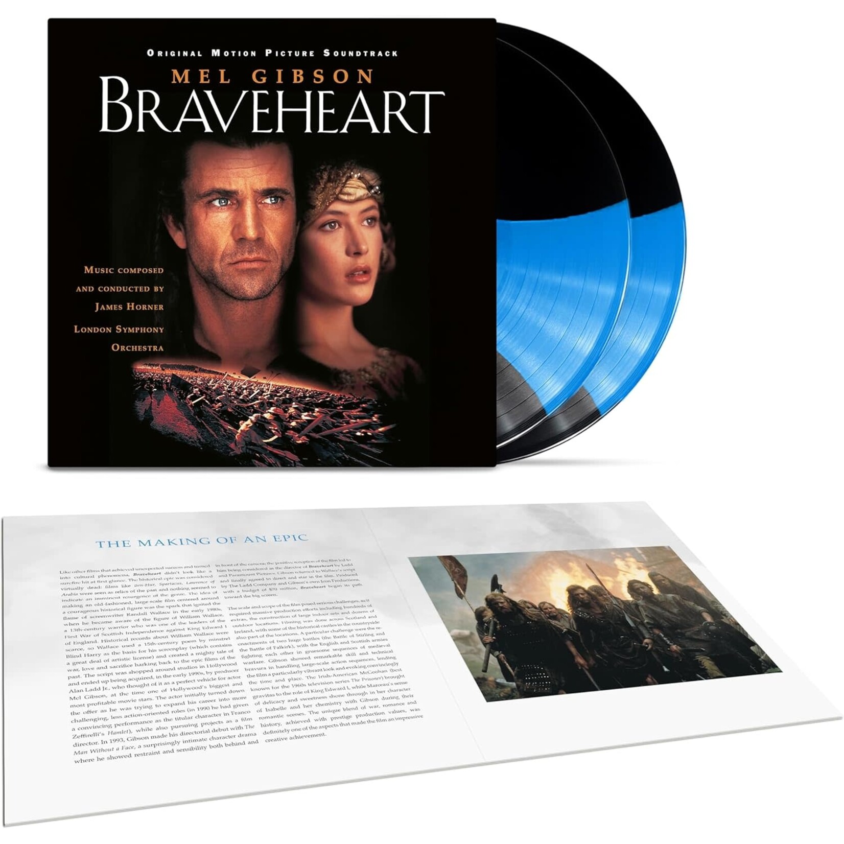 James Horner - Braveheart (OST) (Black/Blue Vinyl) [2LP]