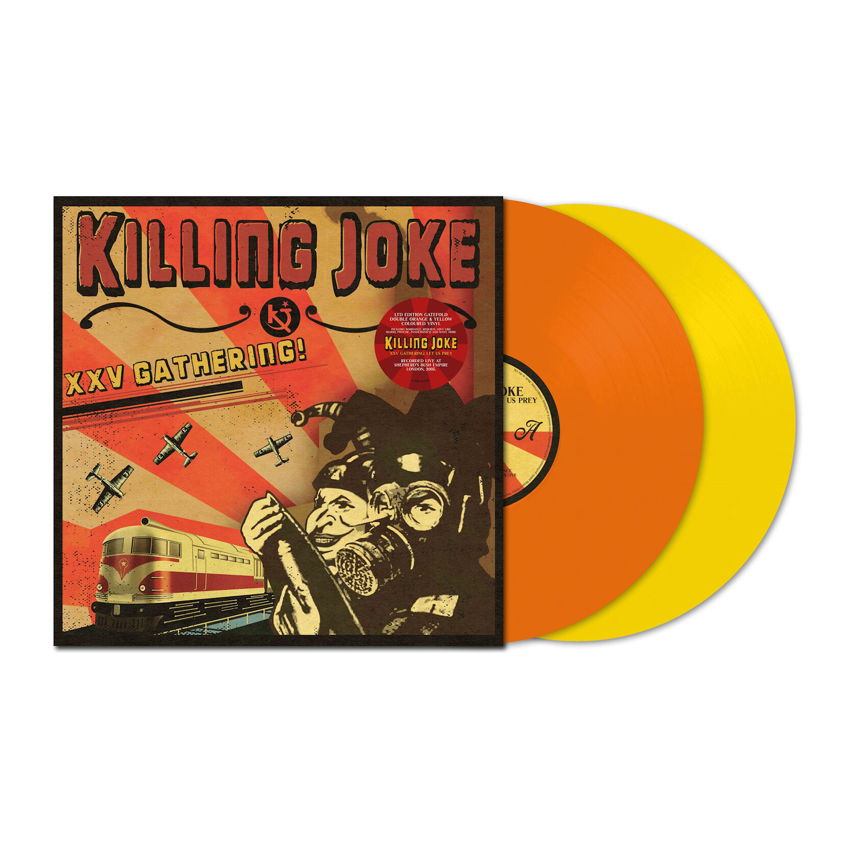 Killing Joke - XXV Gathering!: Let Us Prey (Orange/Yellow Vinyl) [2LP]