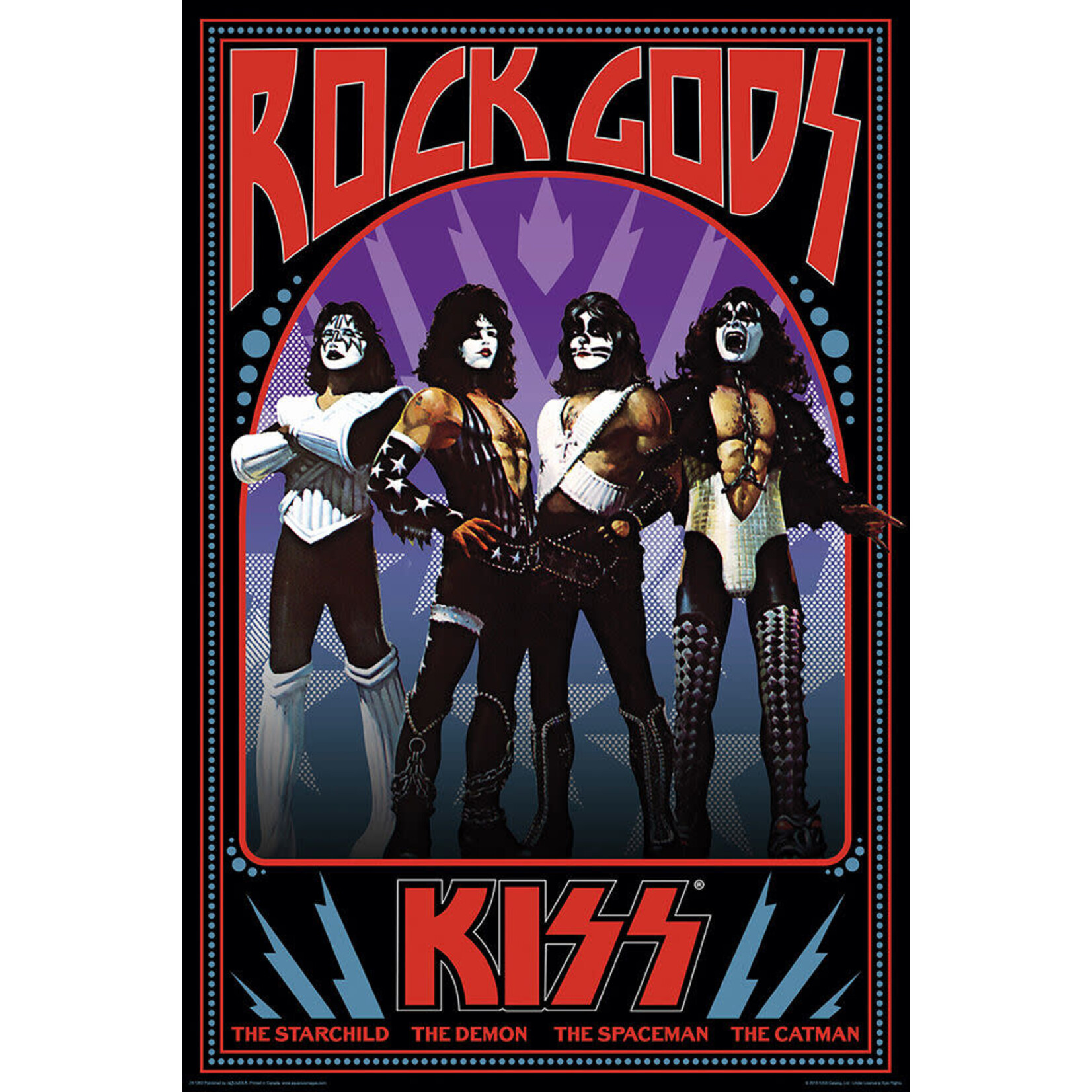 Poster - Kiss: Rock Gods