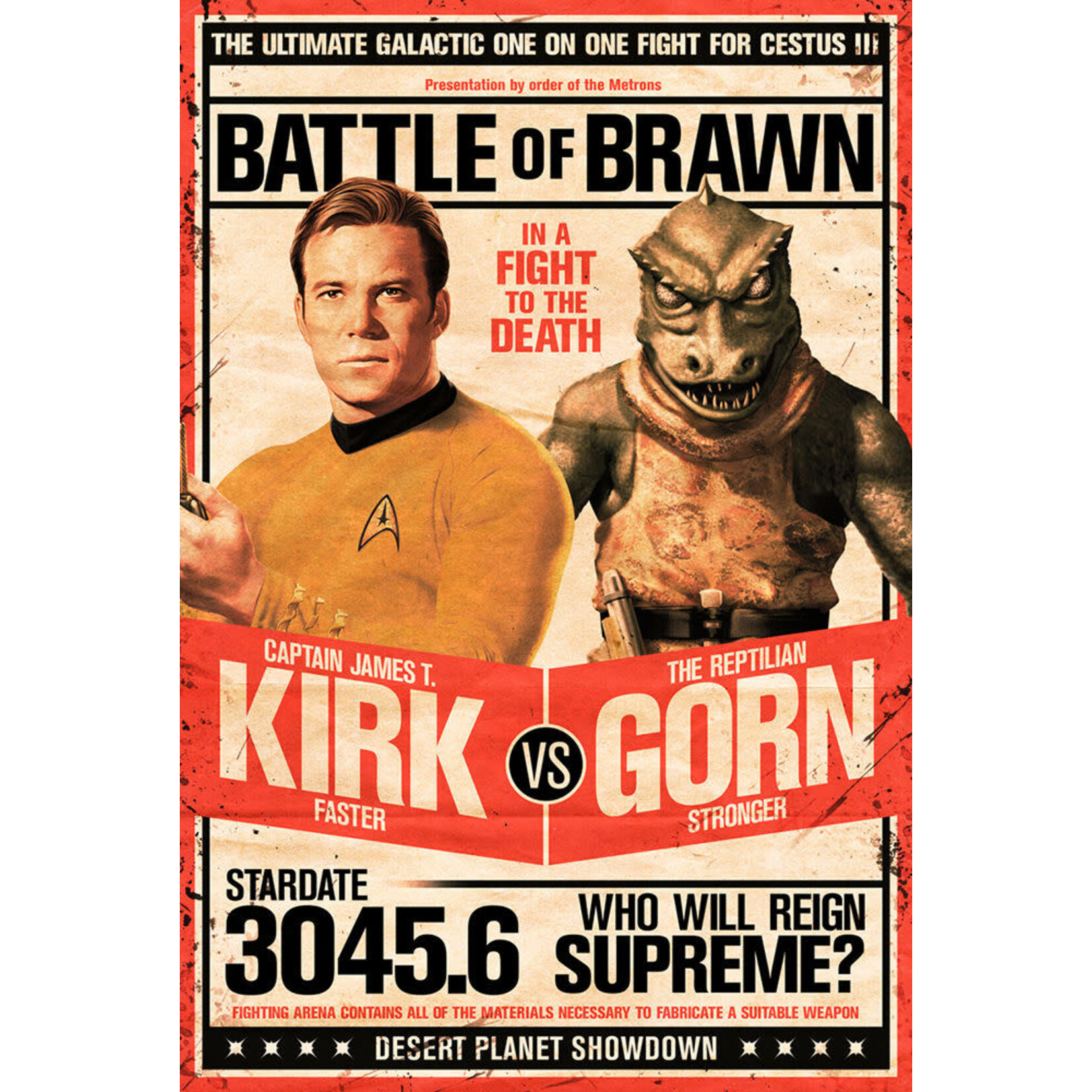 Poster - Star Trek: Kirk Vs. Gorn