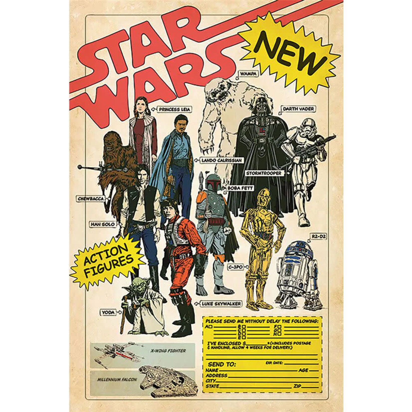 Poster - Star Wars: Action Figures