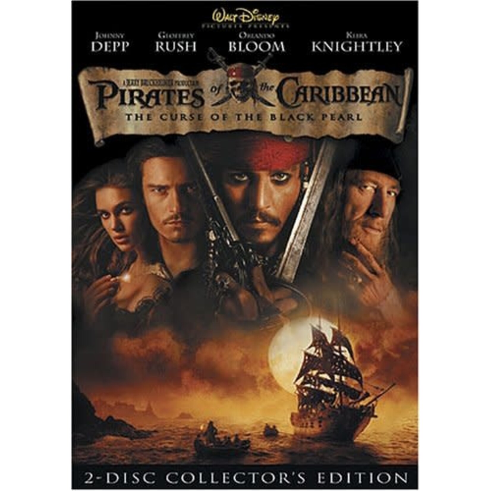 Pirates Of The Caribbean: The Curse Of The Black Pearl (2003) [USED DVD]