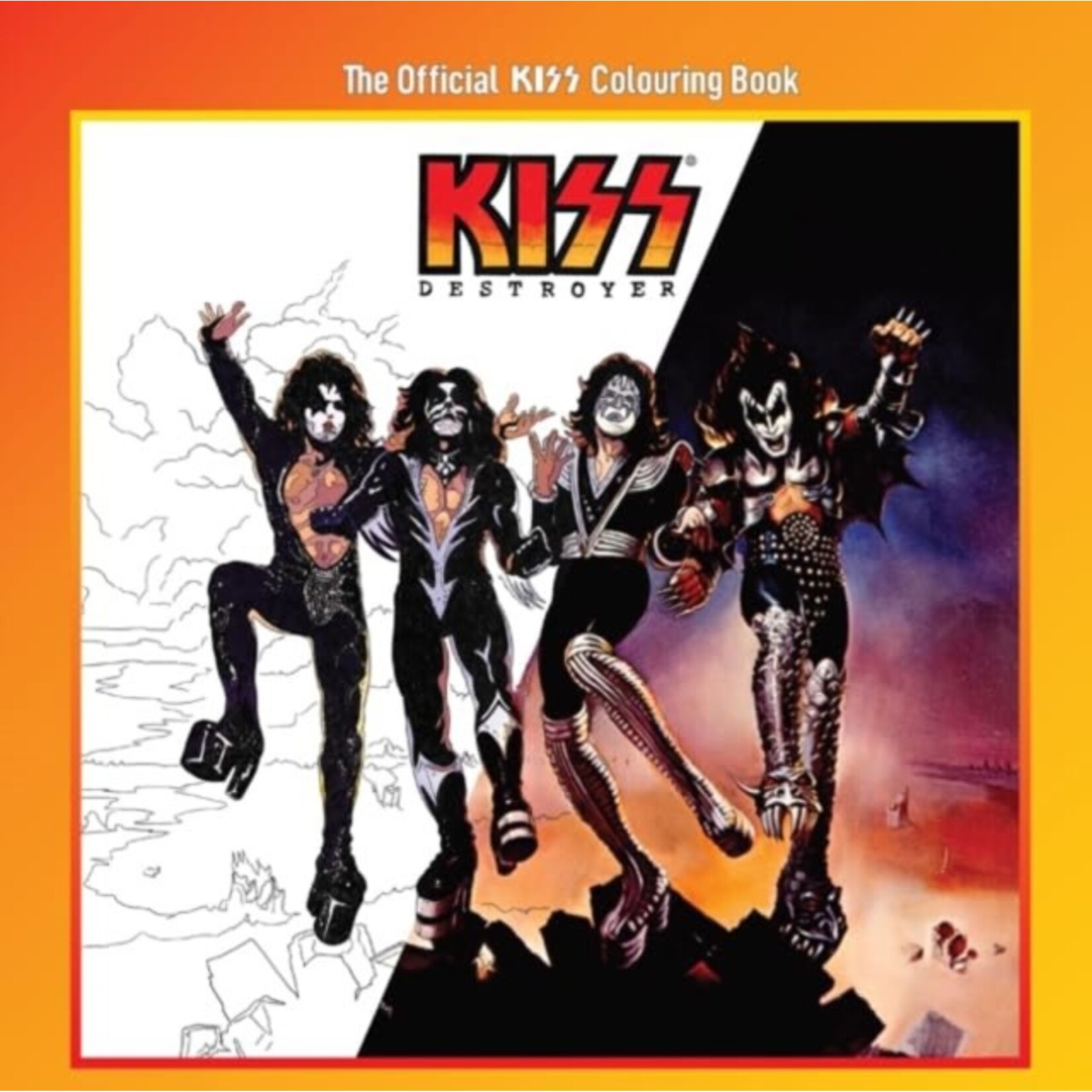 Kiss - The Official Kiss Colouring Book [Colouring Book]
