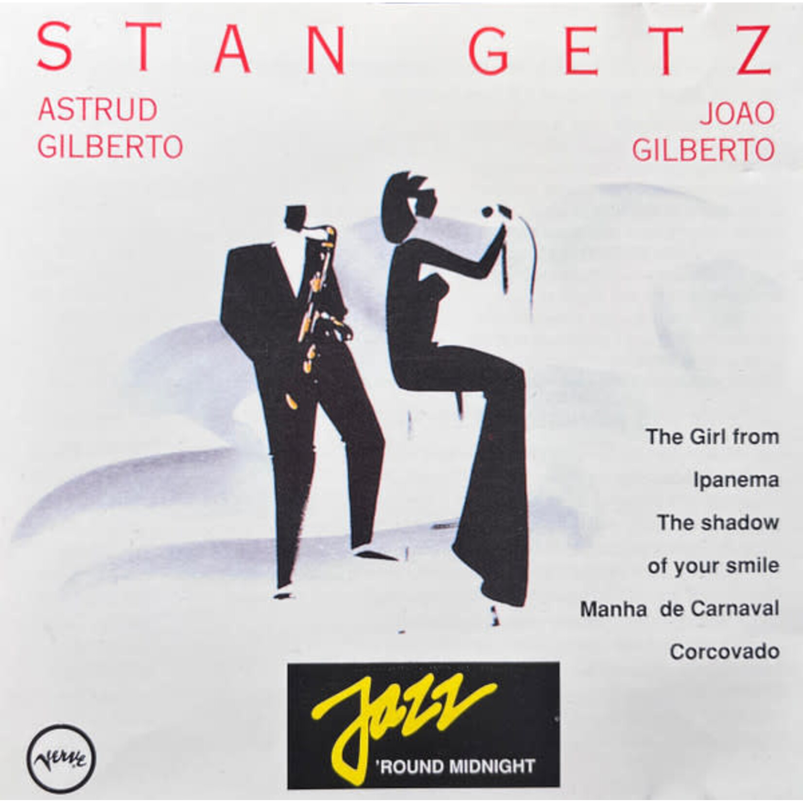 Stan Getz/Astrud Gilberto/Joao Gilberto - Jazz 'Round Midnight [USED CD]