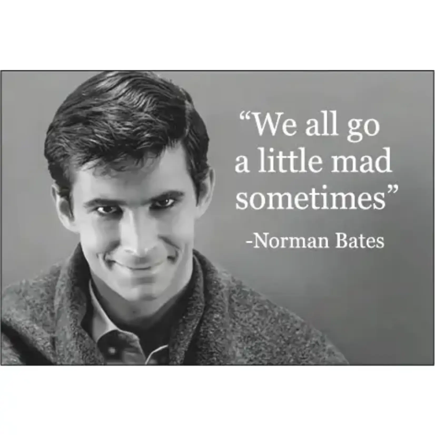 Magnet - Norman Bates: "We All Go A Little Mad Sometimes"