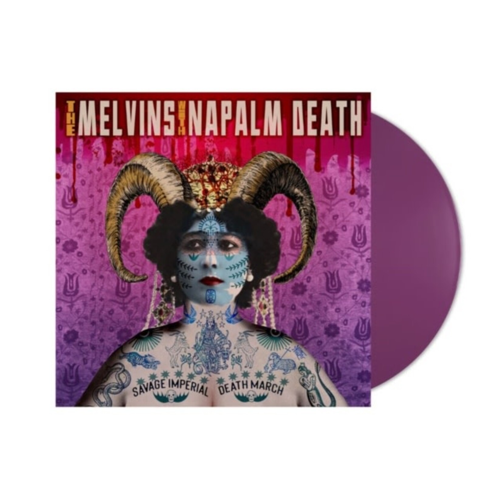 Melvins/Napalm Death - Savage Imperial Death March (Purple Vinyl) [LP]