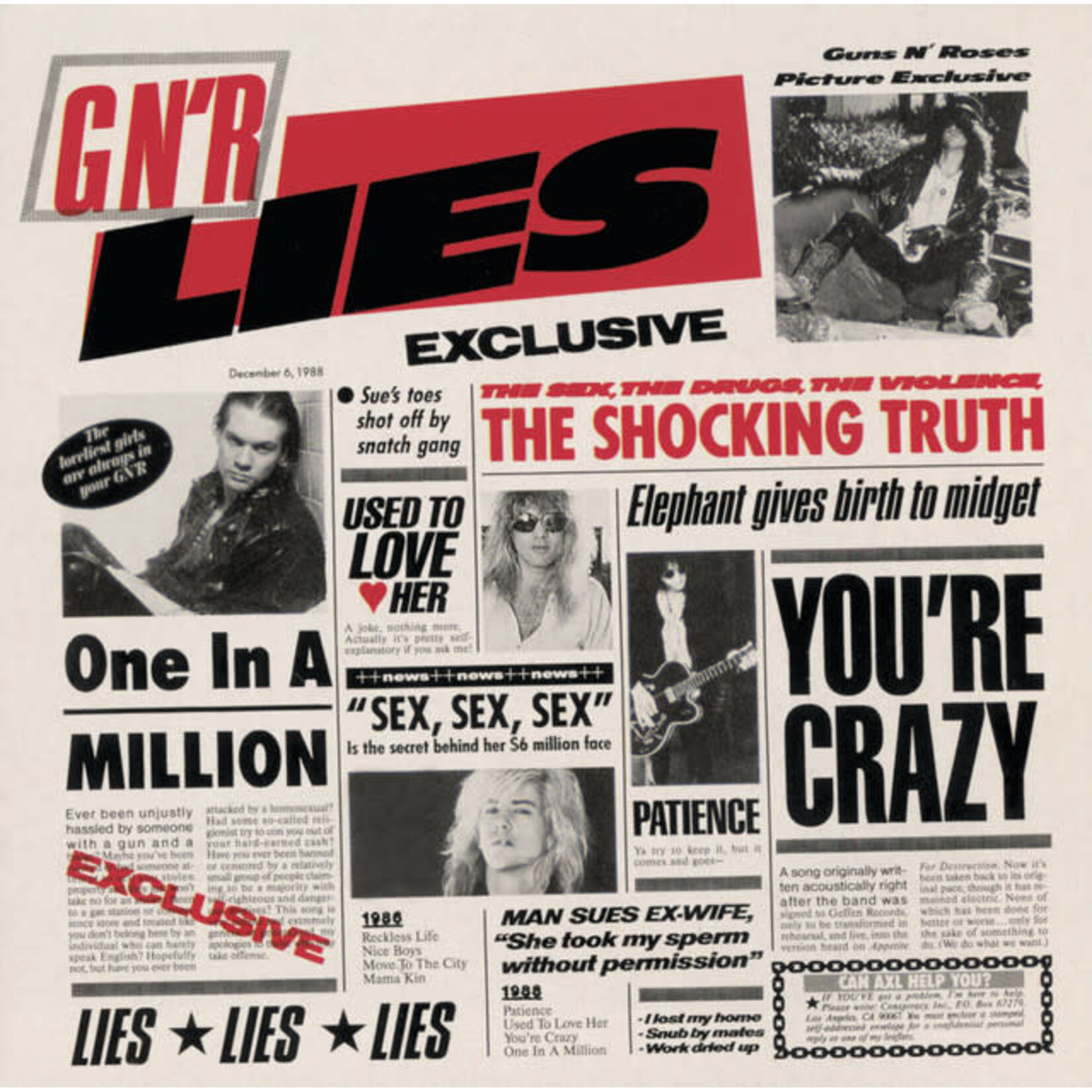 Guns N Roses - G N R Lies [USED CD]