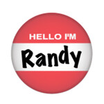 Button - Hello I'm Randy