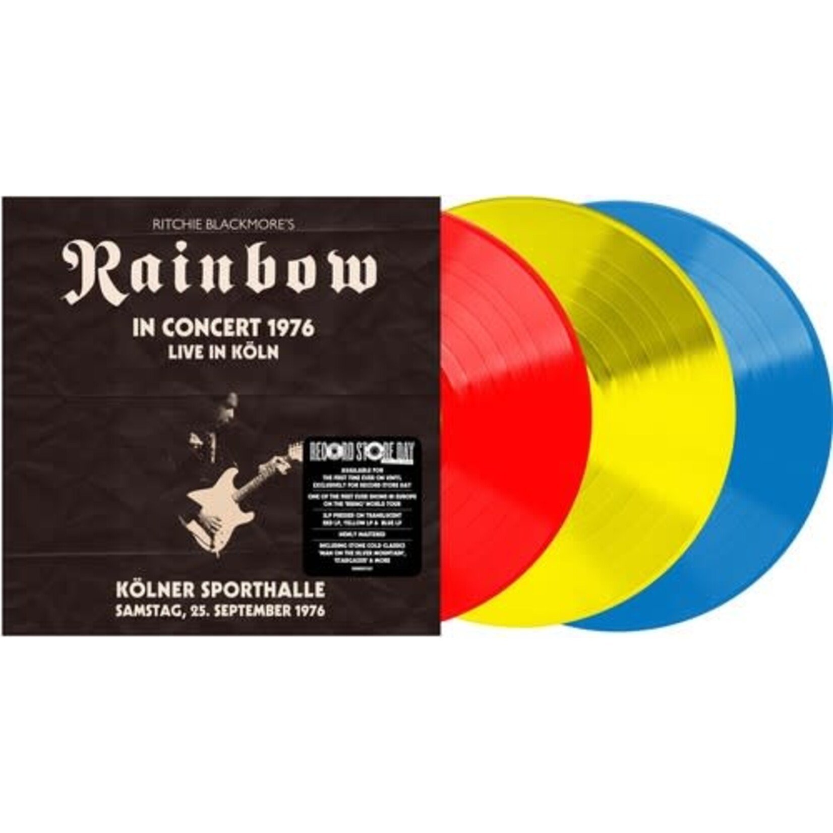 Ritchie Blackmore's Rainbow - Live From Koln 1976 (Red/Yellow/Blue Vinyl) [3LP] (RSD2026)