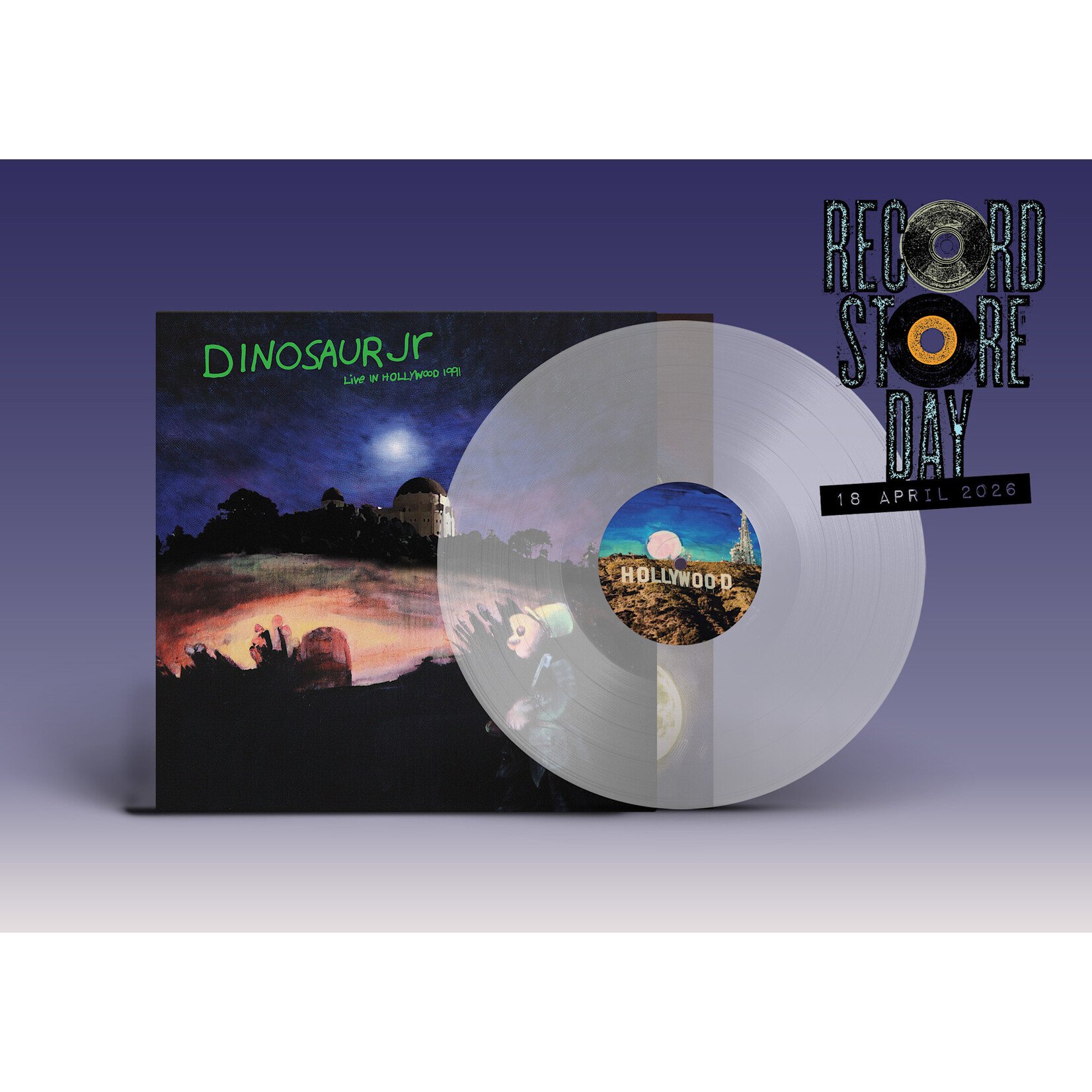 Dinosaur Jr. - Live In Hollywood 1991 (Clear Vinyl) [LP] (RSD2026)