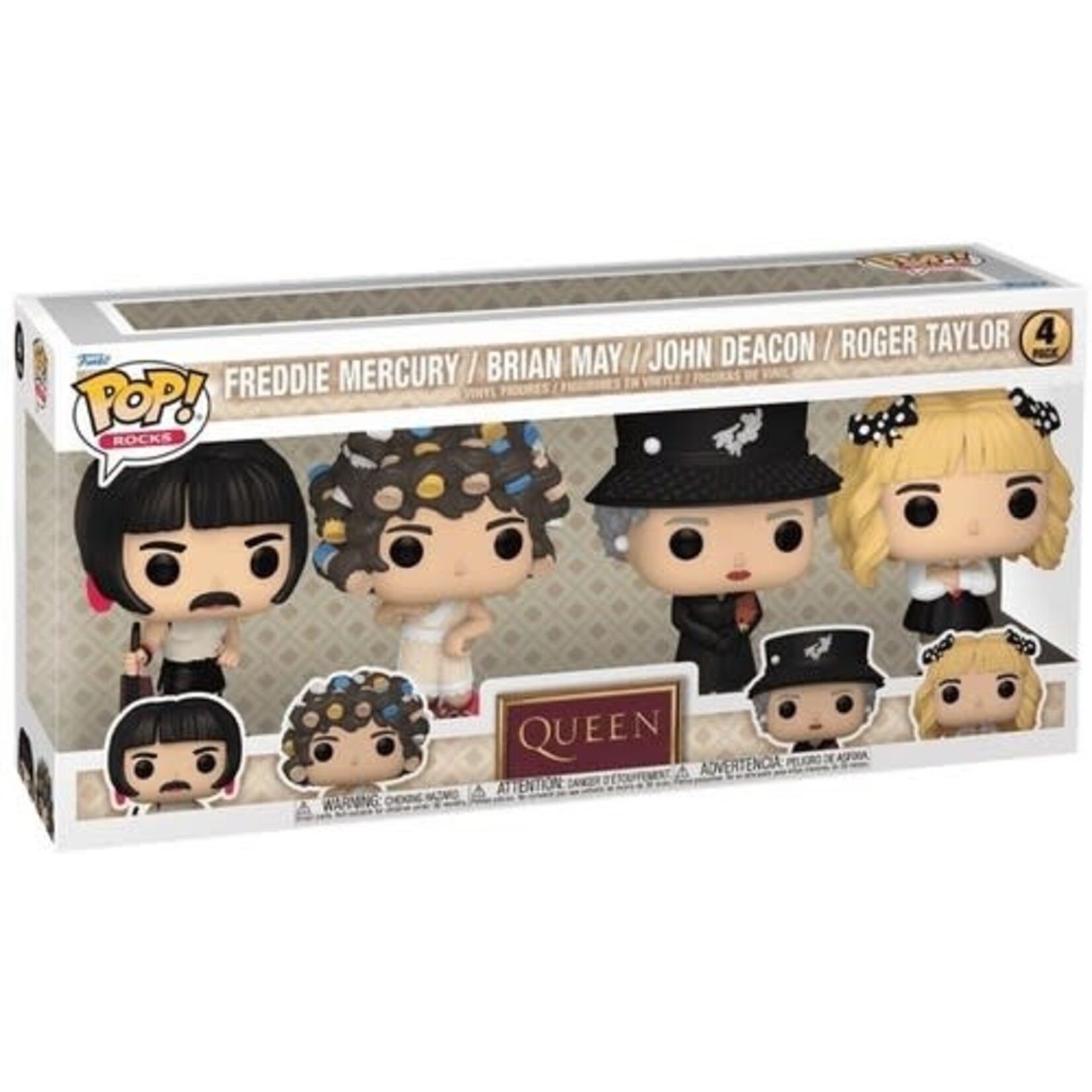 Pop! Rocks - Queen I Want To Break Free: 4 Pack