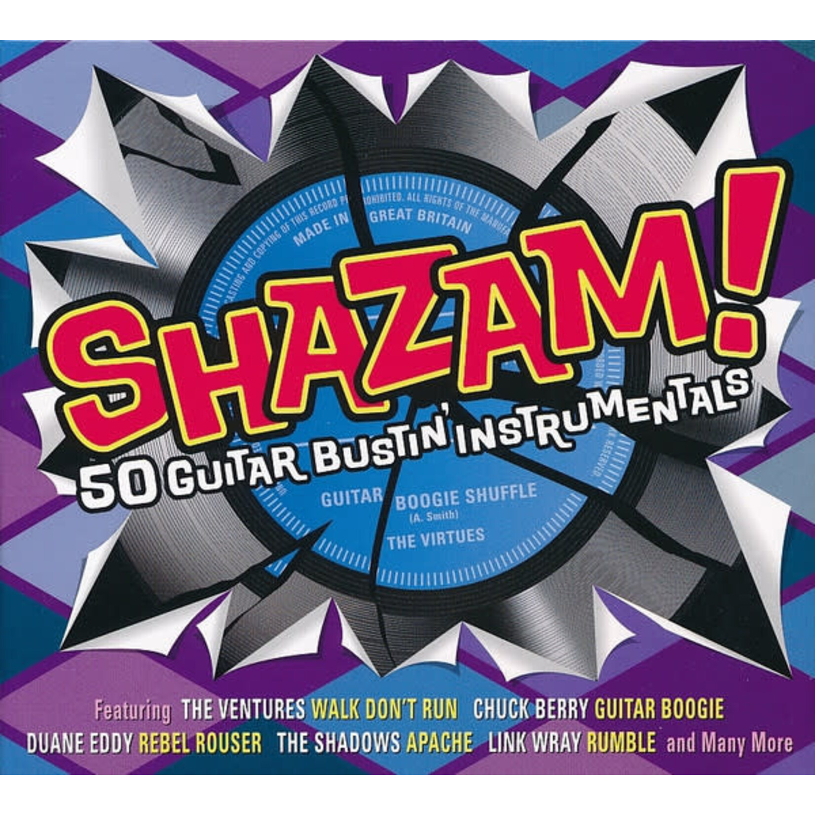 Various Artists - Shazam! 50 Guitar Bustin' Instrumentals [USED 2CD]
