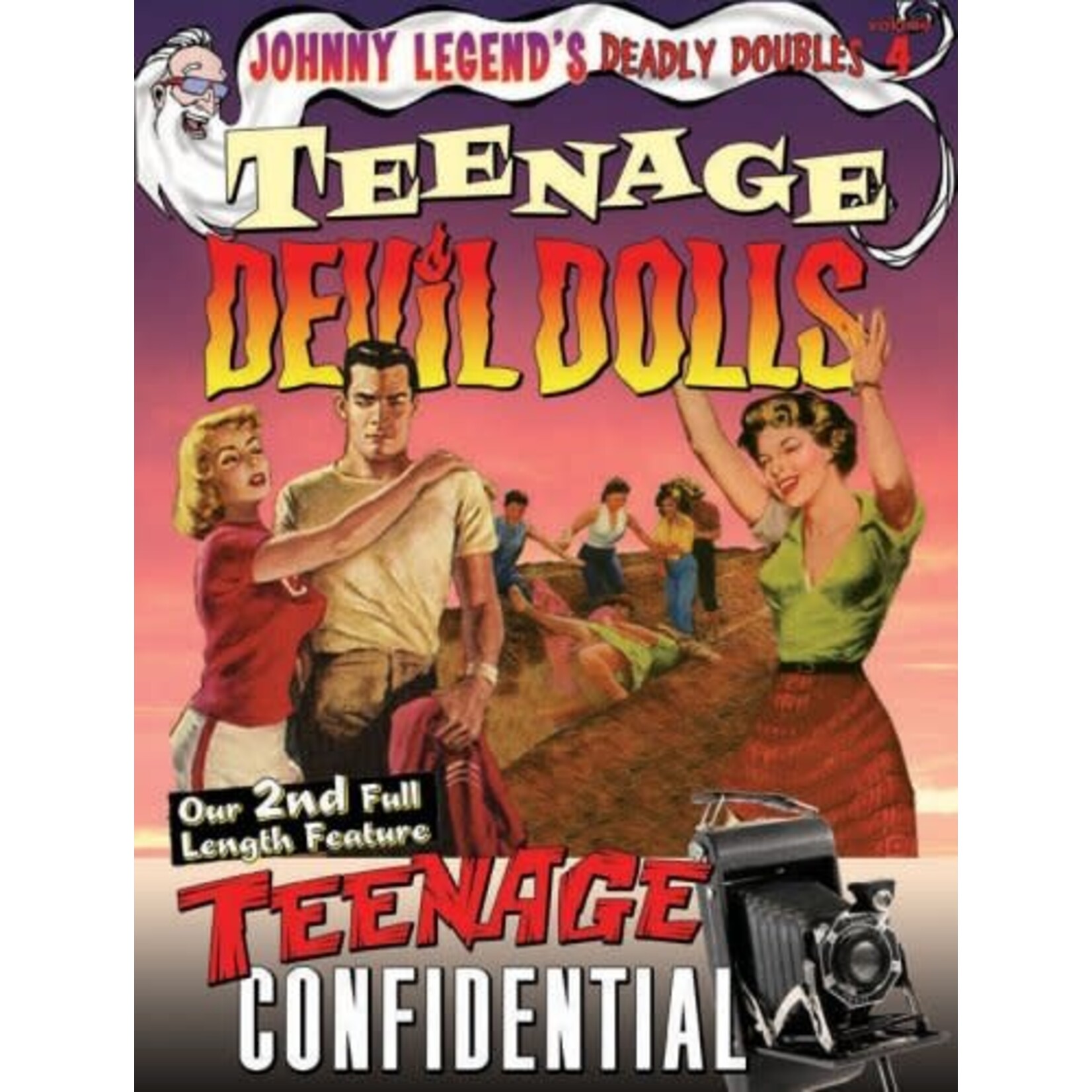 Teenage Devil Dolls/Teenage Confidential - Johnny Legend's Deadly Doubles Vol. 4 [USED DVD]