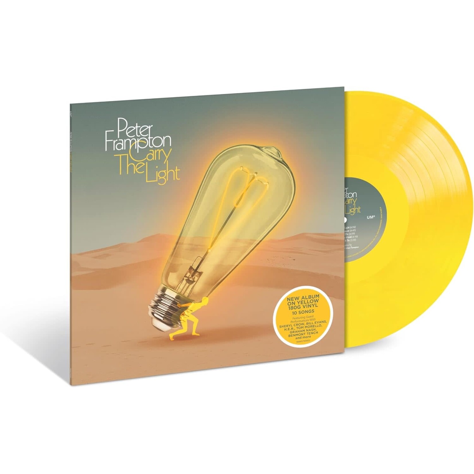 Peter Frampton - Carry The Light (Yellow Vinyl) [LP]