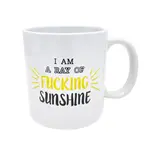 Giant Mug - I Am A Ray Of Fucking Sunshine (White)