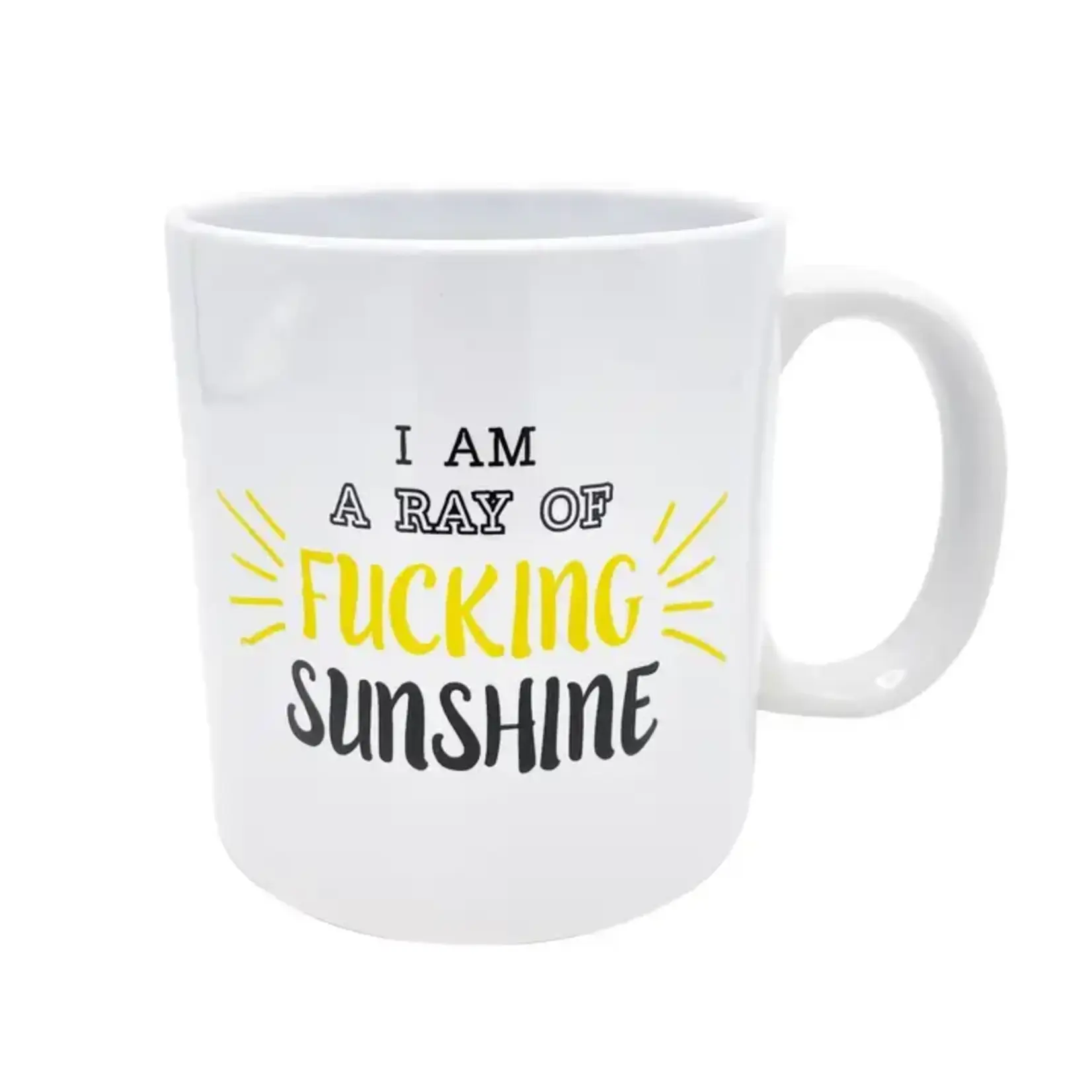Giant Mug - I Am A Ray Of Fucking Sunshine (White)
