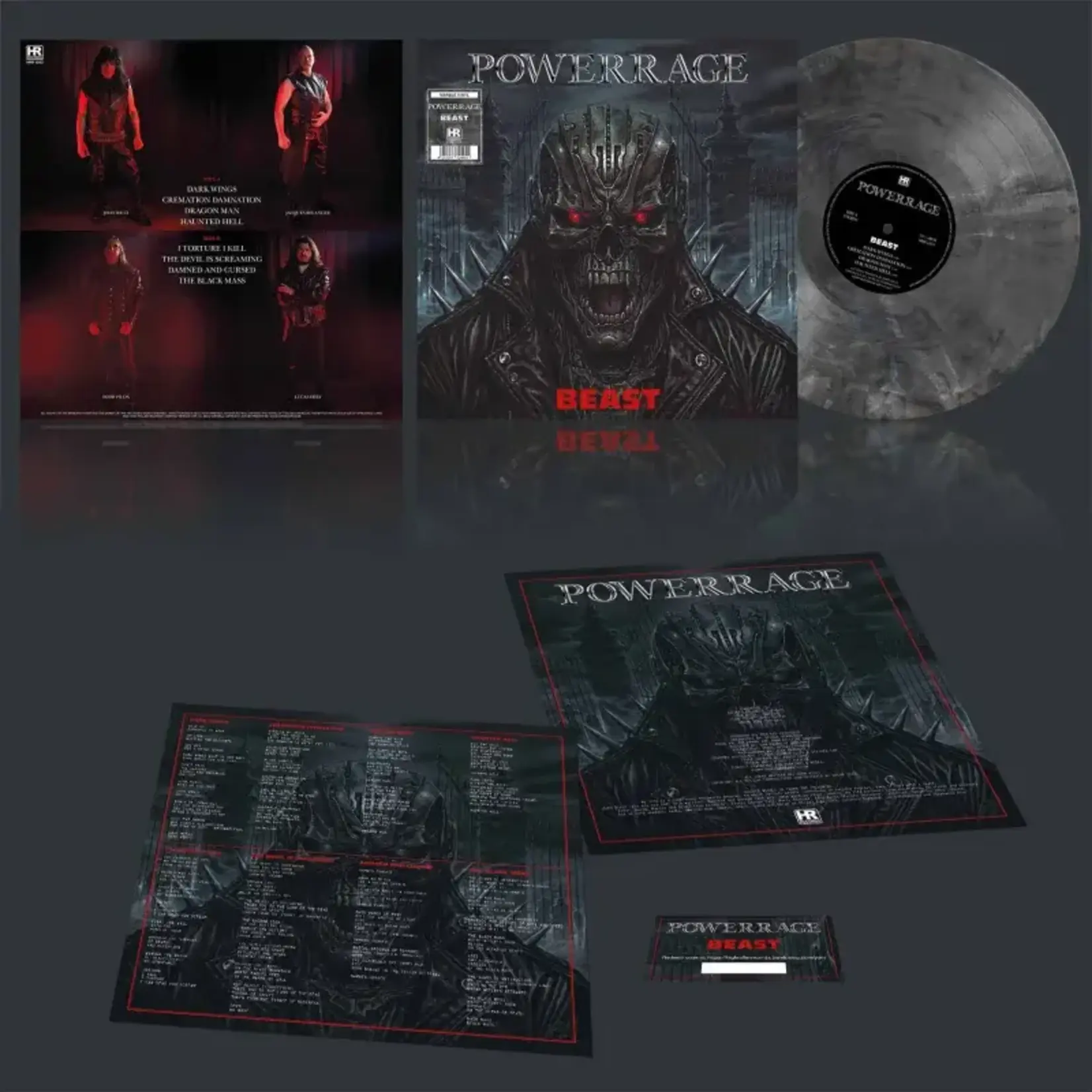 Powerrage - Beast (Coloured Vinyl) [LP]