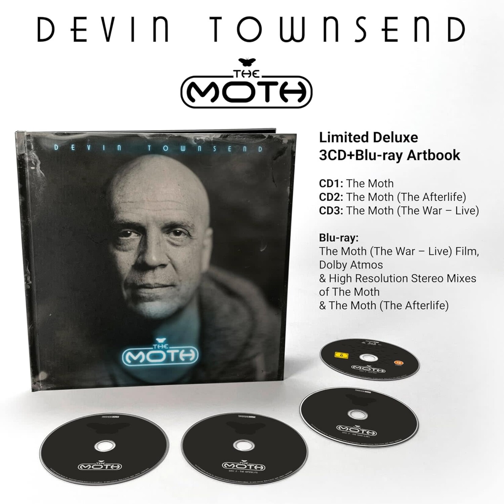 Devin Townsend - The Moth (Ltd Dlx Ed) [3CD/BRD/Artbook]