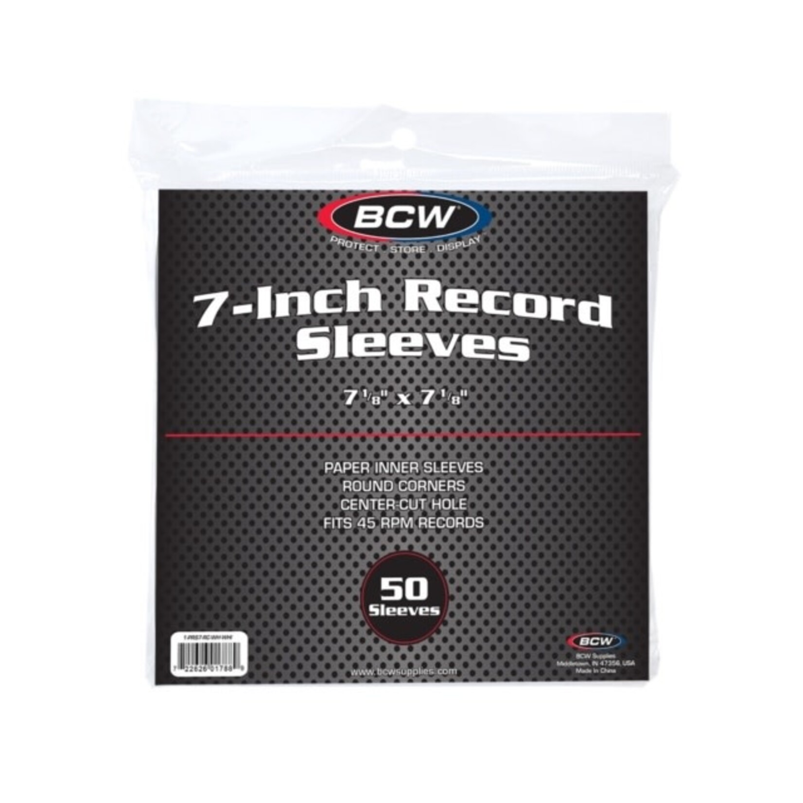 7" Paper Inner Record Sleeves (White) - 50 Pack