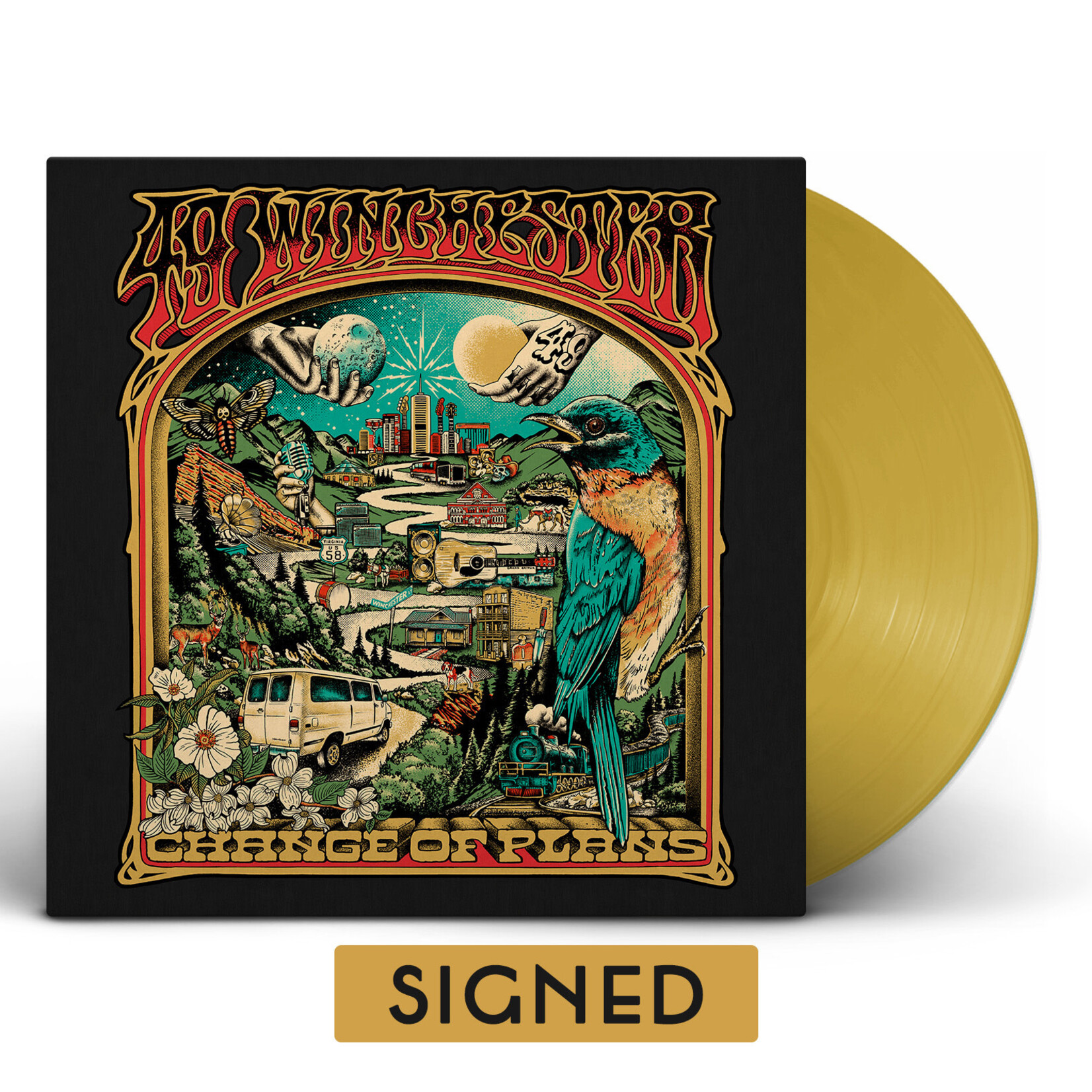 49 Winchester - Change Of Plans (Autographed Cover) (Indie Gold Vinyl) [LP]