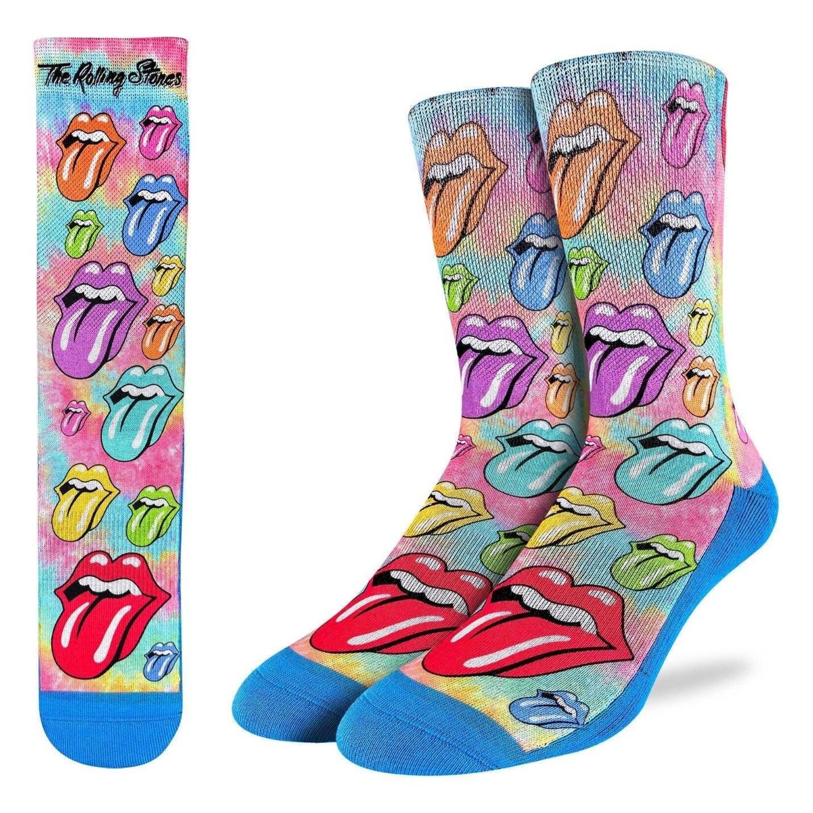 Men's Socks - Rolling Stones: Hot Lips Tie Dye