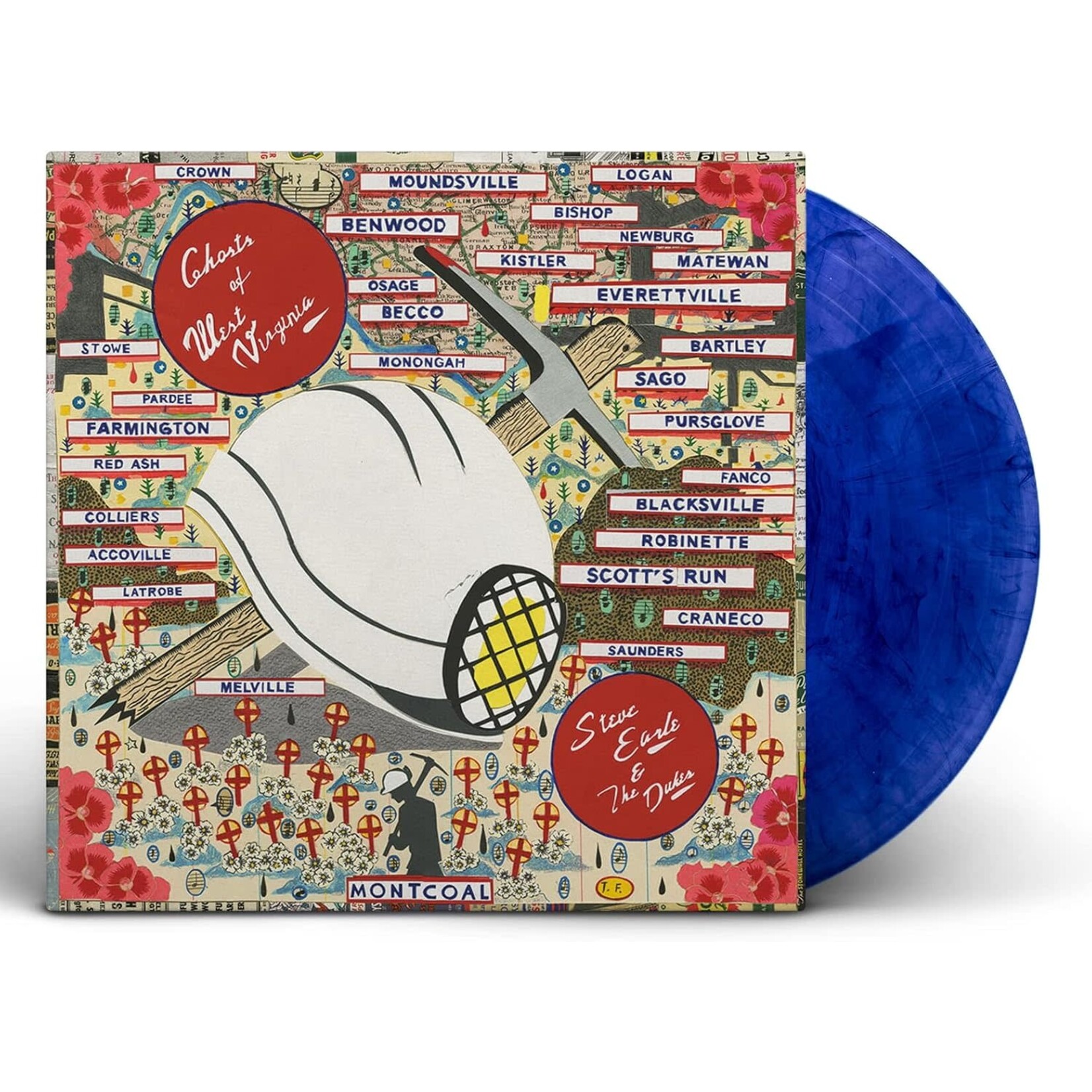 Steve Earle - Ghosts Of West Virginia (Blue/Black Vinyl) [LP]