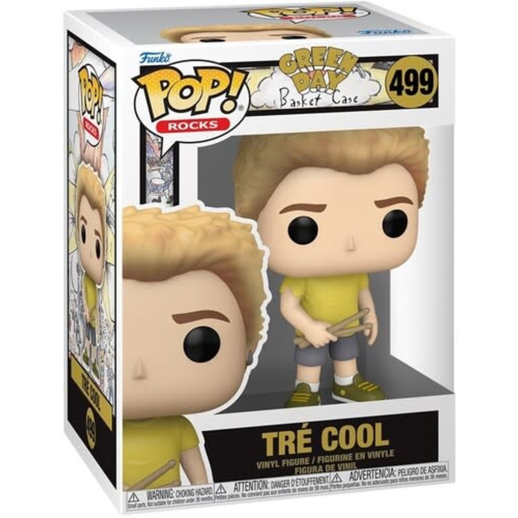 Pop! Rocks 499 - Green Day: Tre Cool Basket Case