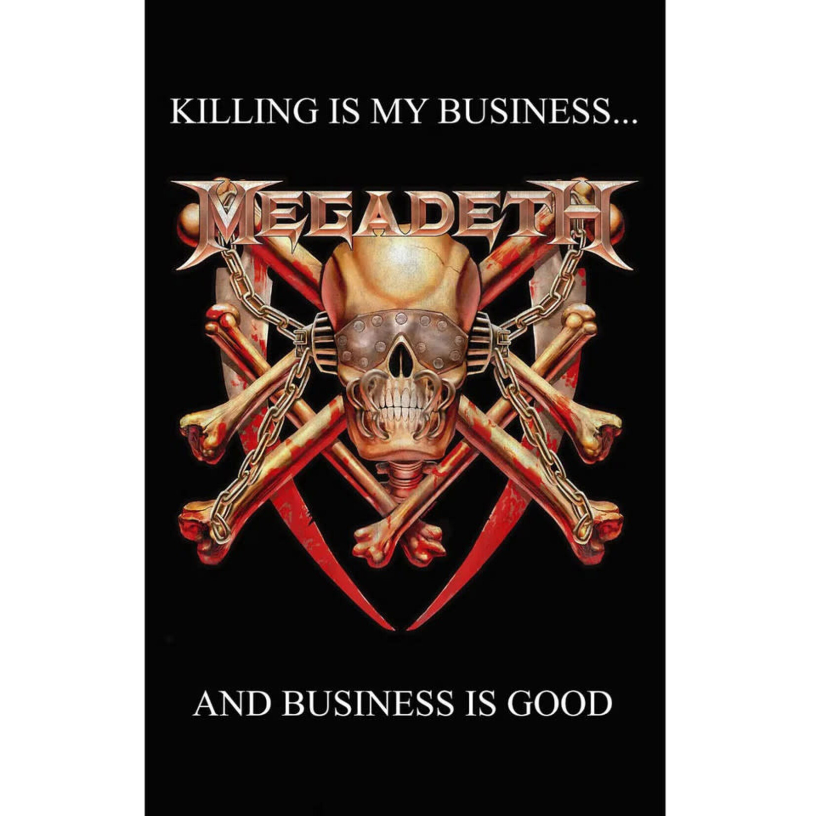 Textile Poster - Megadeth: Killing Is My Business