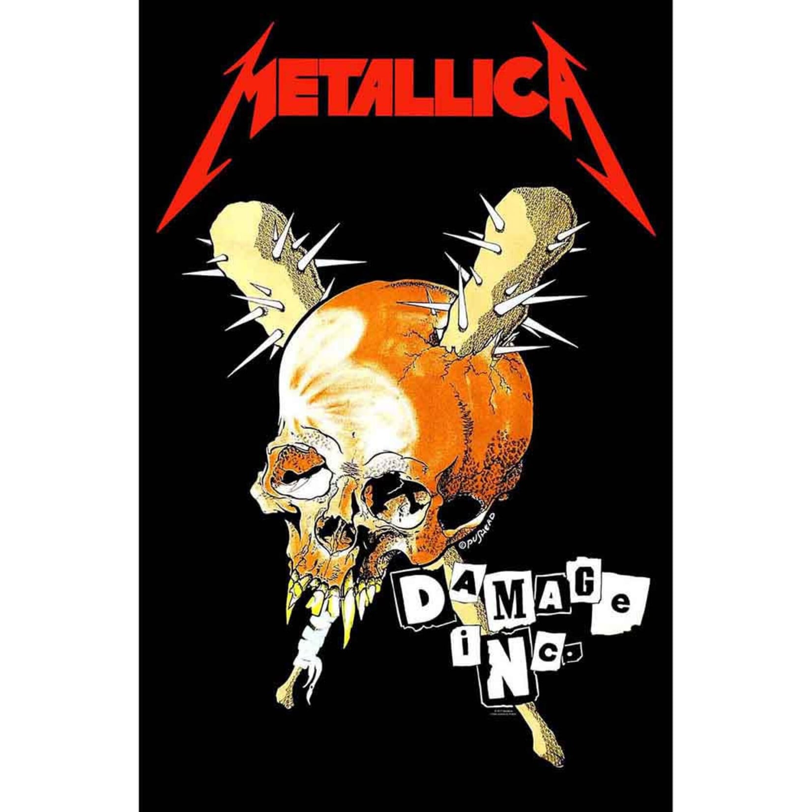 Textile Poster - Metallica: Damage Inc.