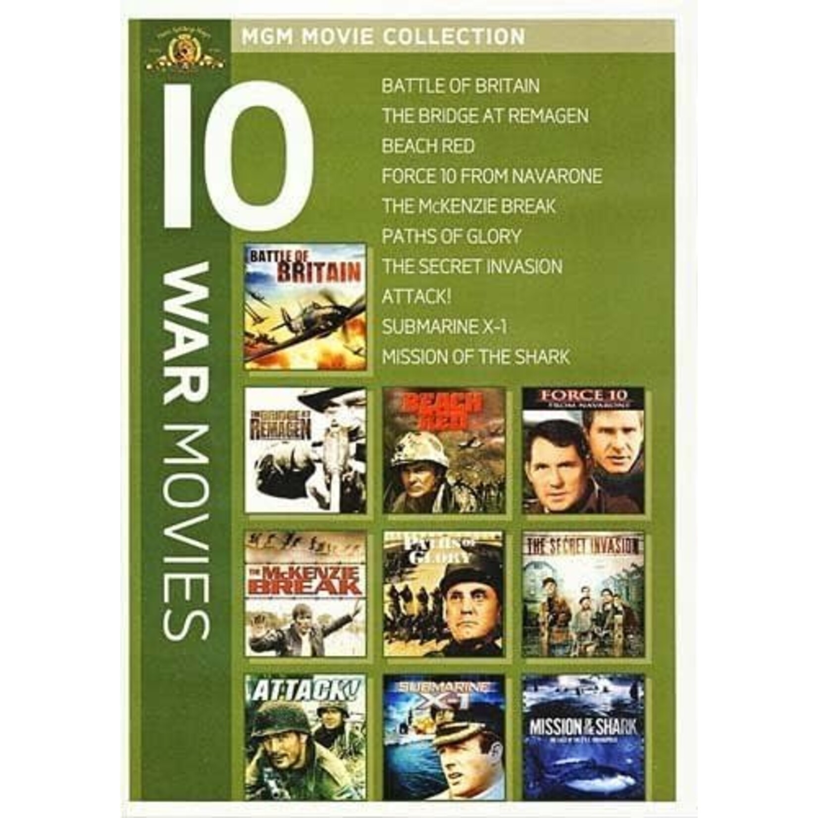 MGM Movie Collection - 10 War Movies [USED 6DVD]