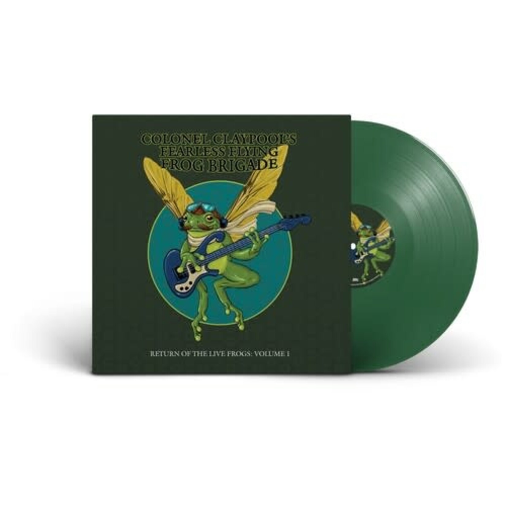 Colonel Claypool's Fearless Flying Frog Brigade - Return Of The Live Frogs Vol. 1 (Green Vinyl) [LP]