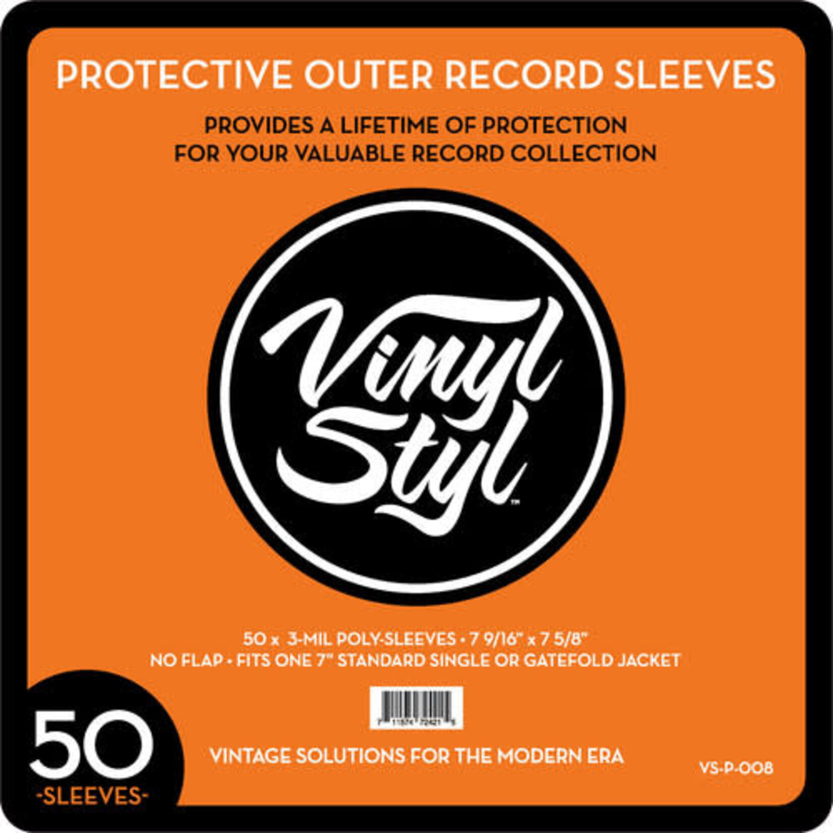 7" Protective Outer Record Sleeves - 50 Pack