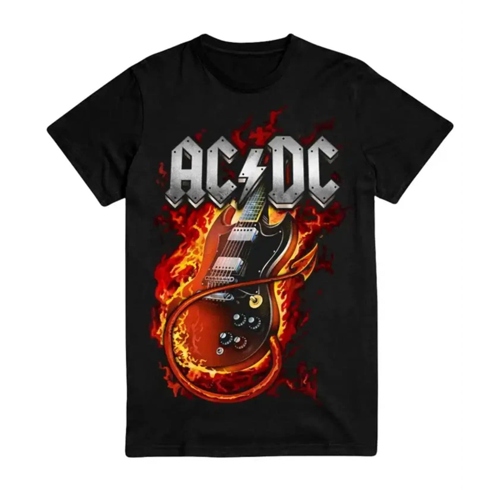 AC/DC - Fire Flames Guitar