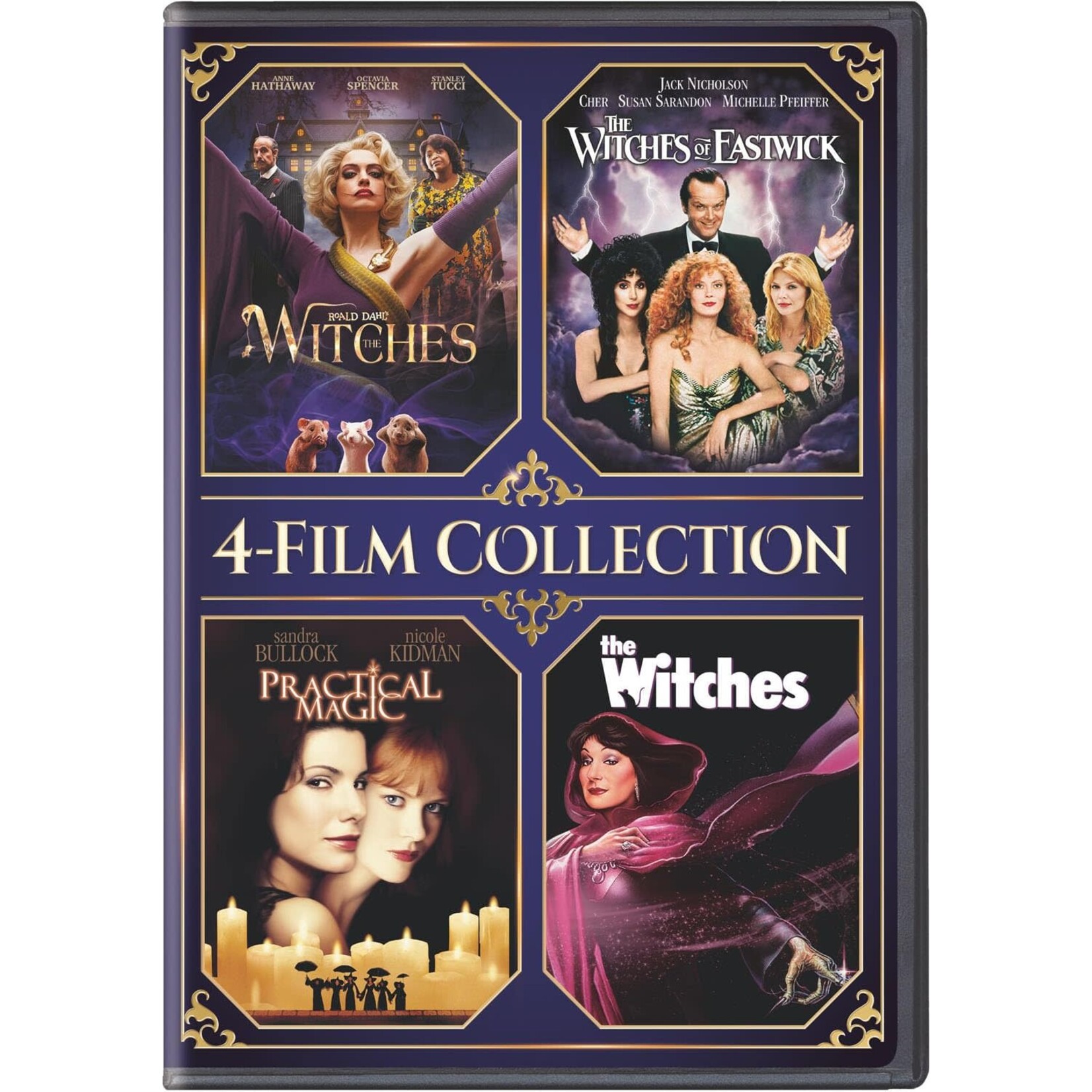 Witches (2020)/Practical Magic/The Witches (1990)/The Witches Of Eastwick - 4-Film Collection [USED 4DVD]