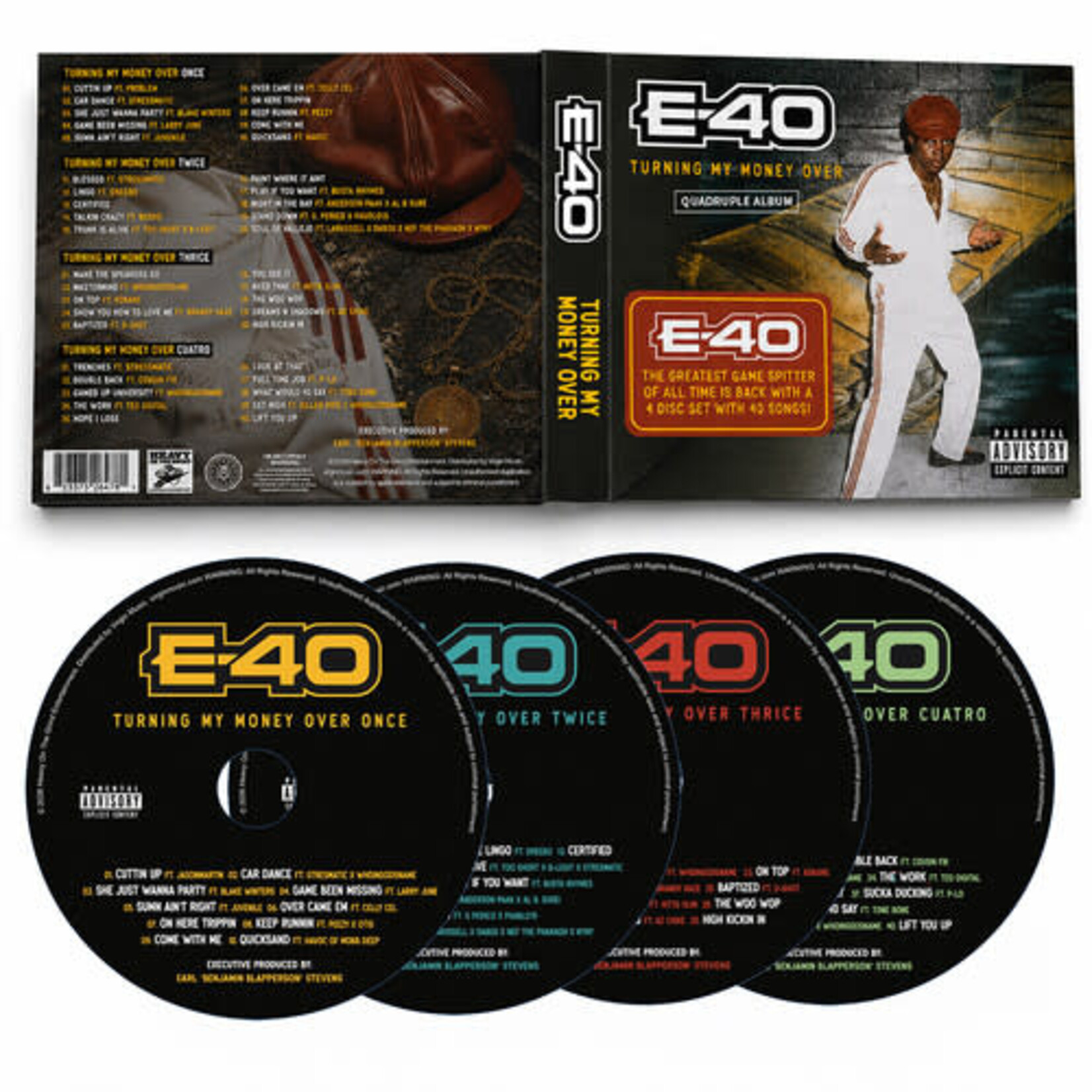E-40 - Turning My Money Over [4CD]