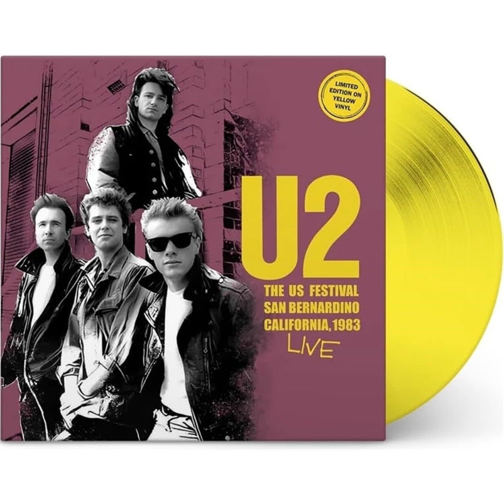 U2 - The US Festival San Bernardino California, 1983 (Yellow Vinyl) [LP]